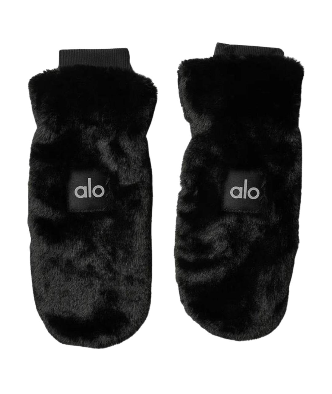 ALO YOGA Черные варежки, фото 1