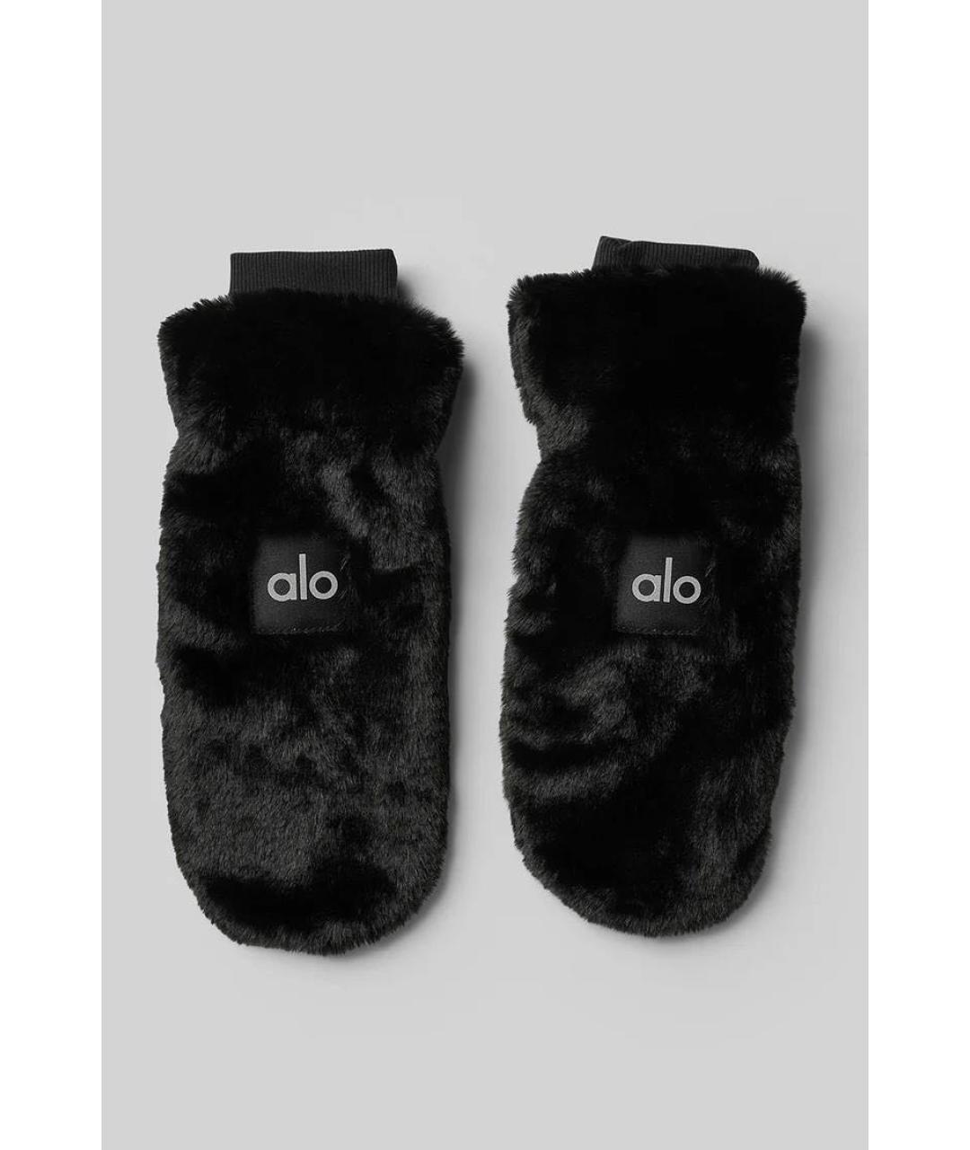 ALO YOGA Черные варежки, фото 9