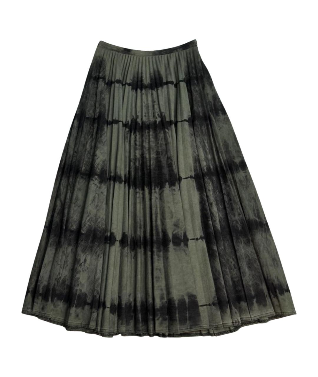 CHRISTIAN DIOR Мульти хлопковая юбка миди, фото 1