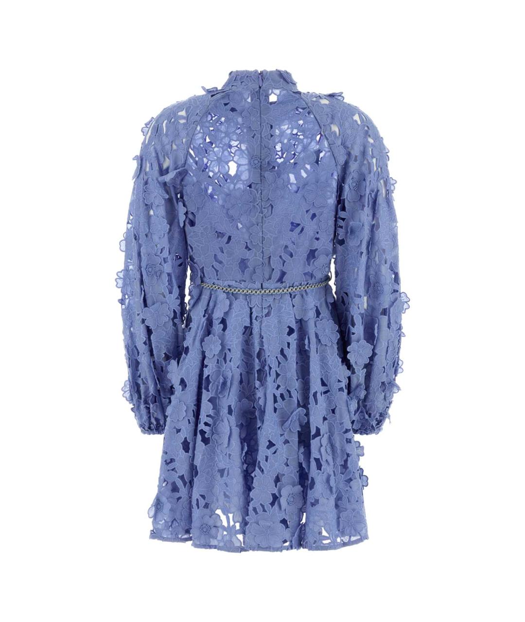 ZIMMERMANN Голубое хлопковое повседневное платье, фото 2
