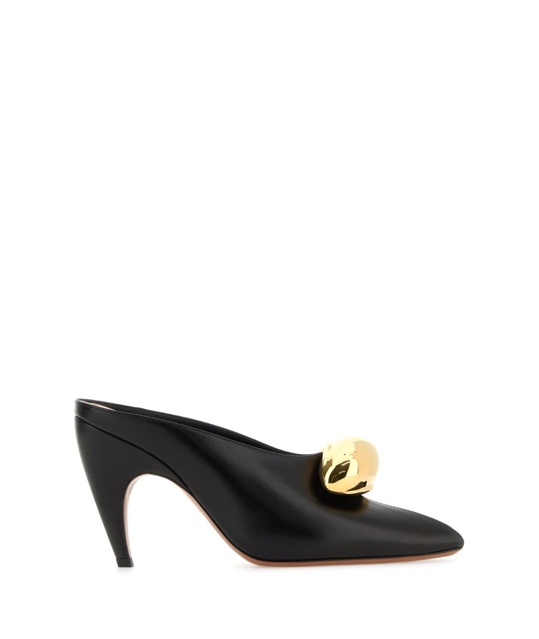 ALAIA Черные кожаные туфли, фото 1