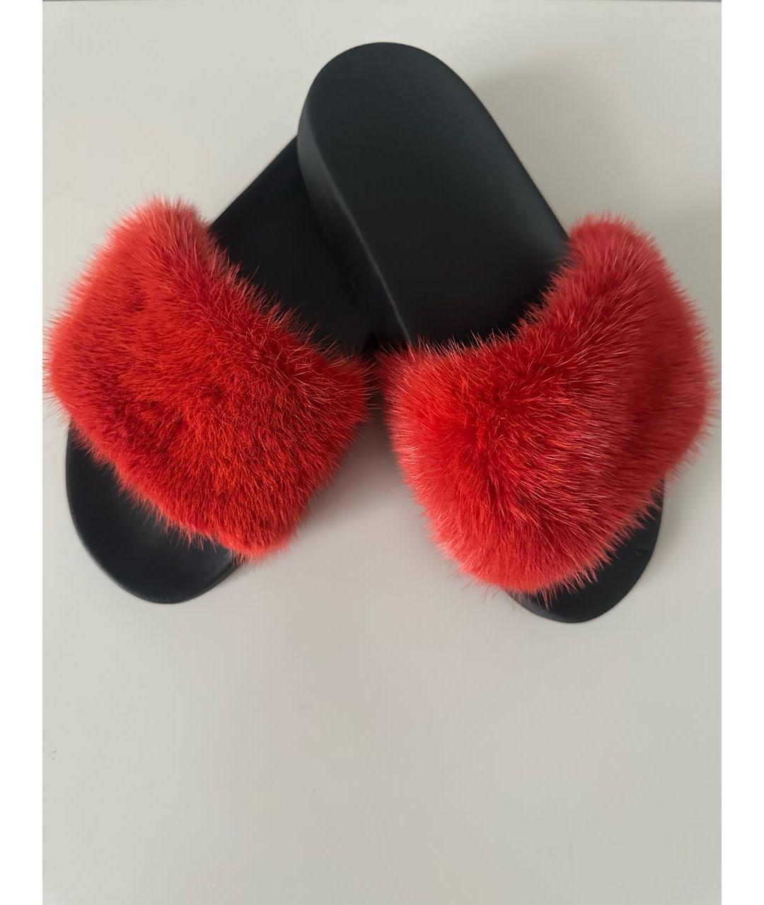 GIVENCHY Красные сабо, фото 2