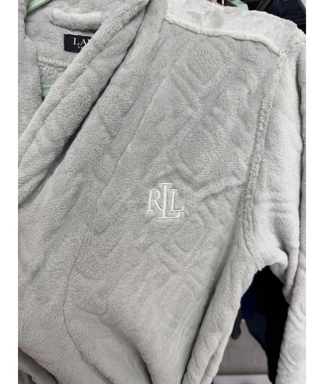 RALPH LAUREN Серый халаты, фото 4