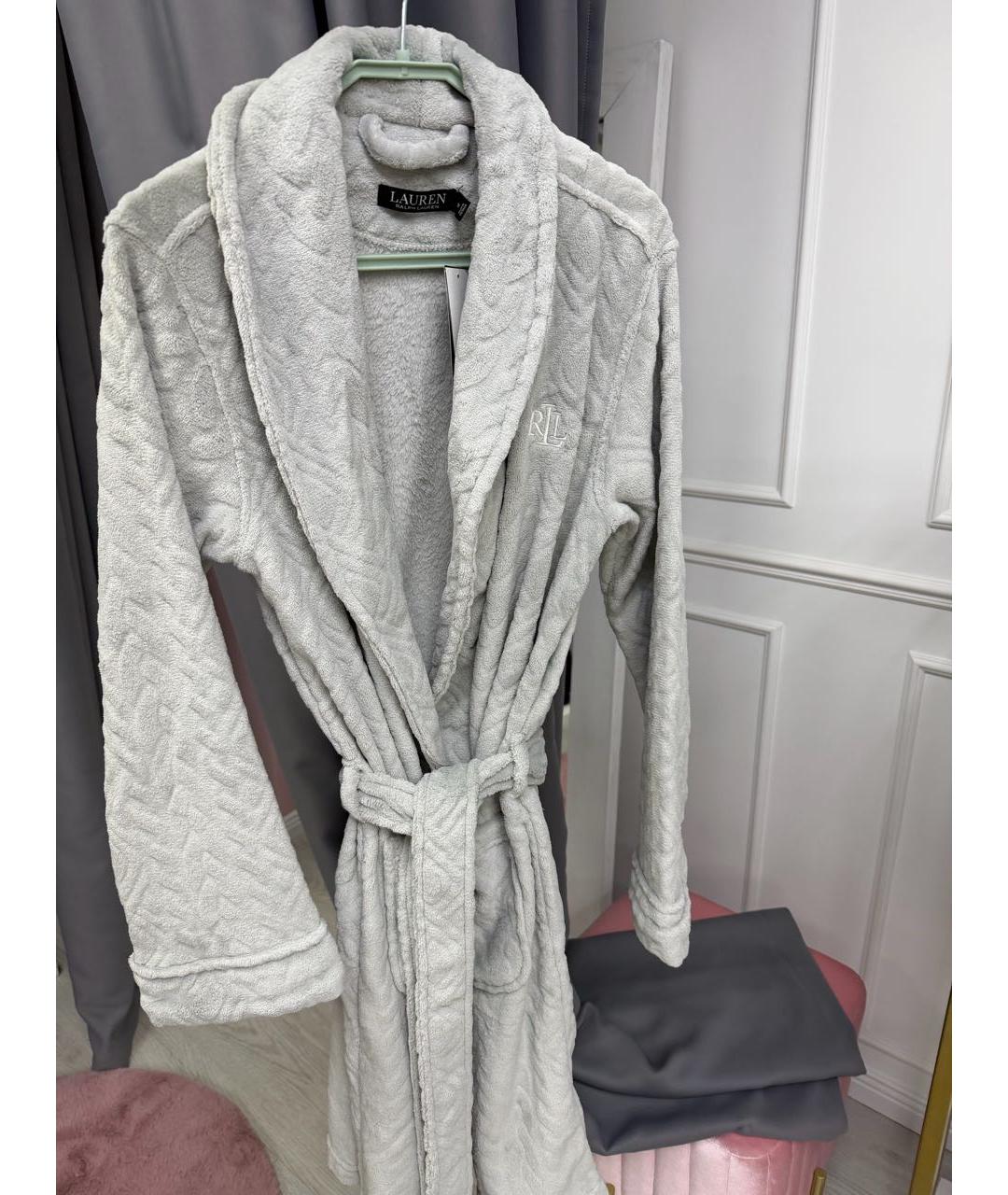 RALPH LAUREN Серый халаты, фото 9