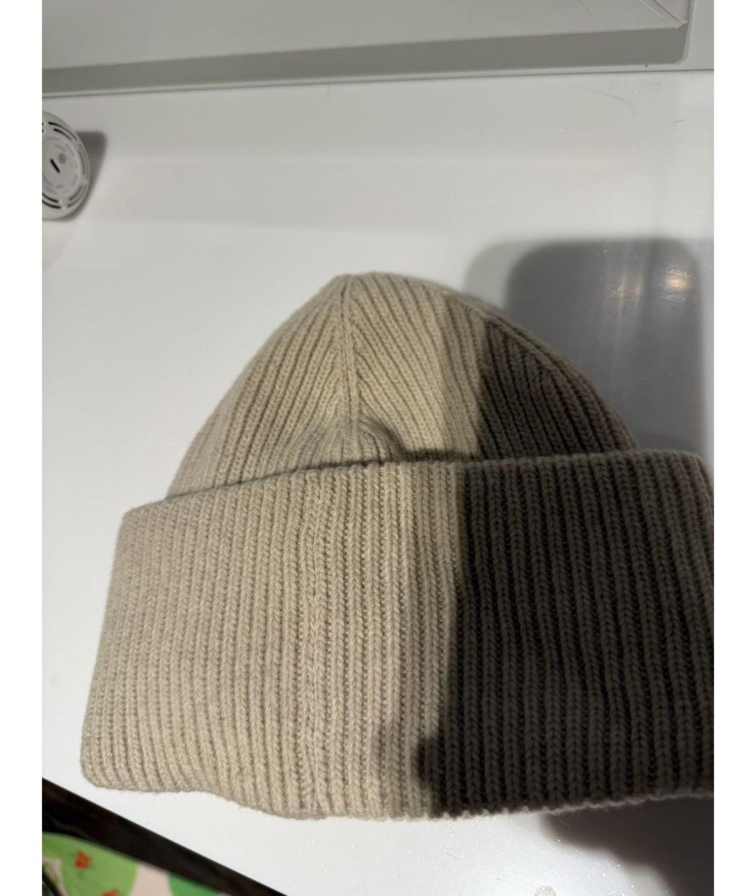 JACQUEMUS Бежевая шерстяная шапка, фото 5