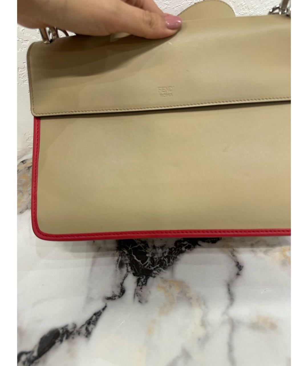 FENDI Мульти кожаная сумка с короткими ручками, фото 5