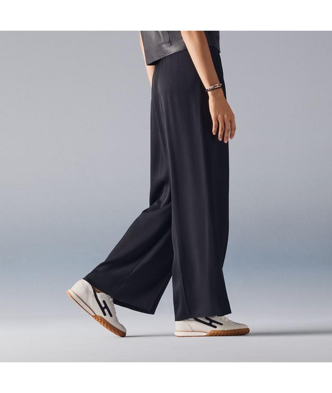 HERMES Белые кожаные кроссовки, фото 3