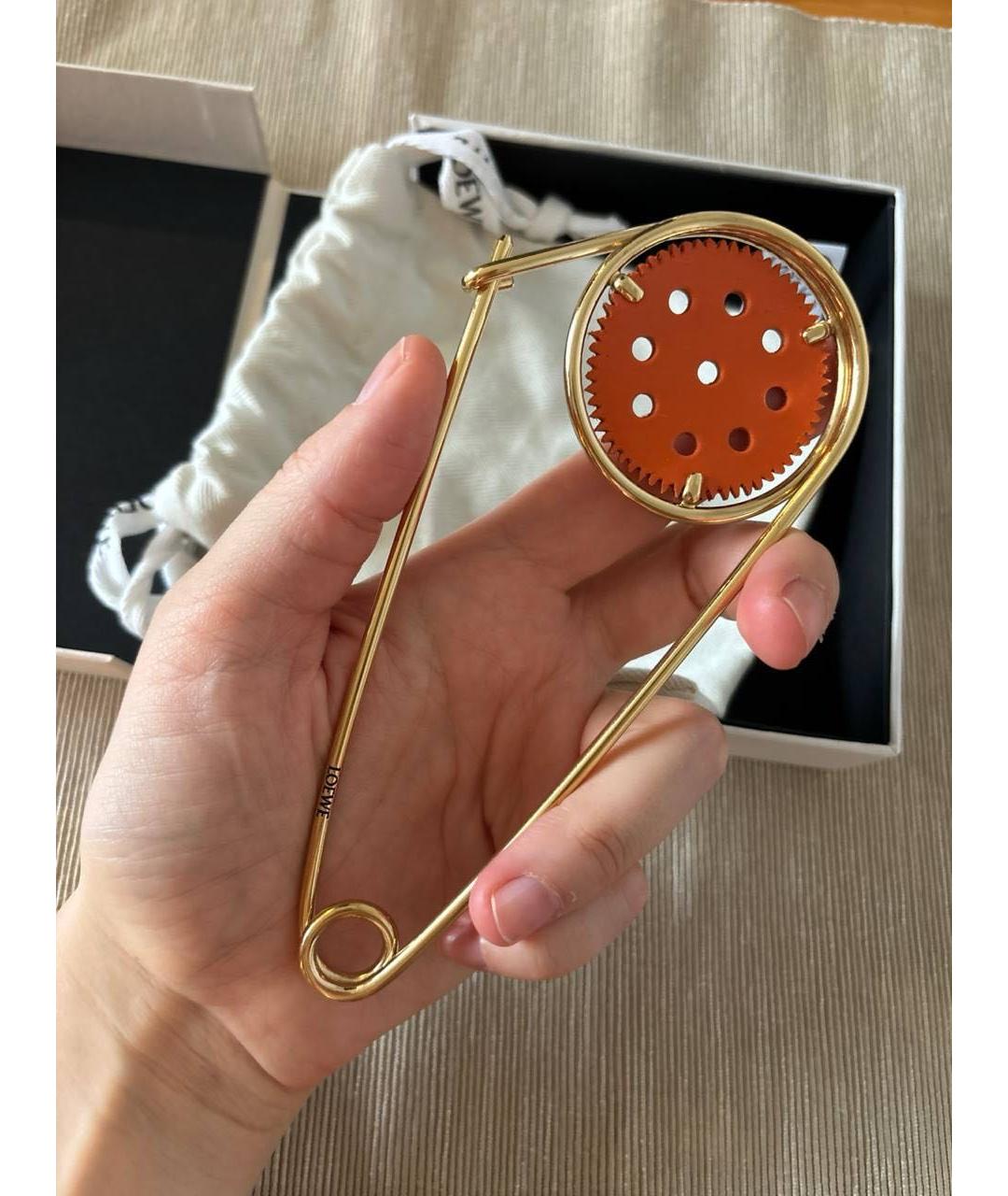 LOEWE Золотая позолоченная булавка / брошь, фото 5