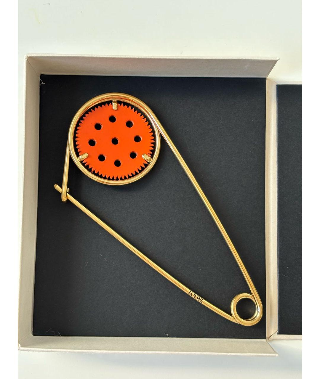 LOEWE Золотая позолоченная булавка / брошь, фото 2