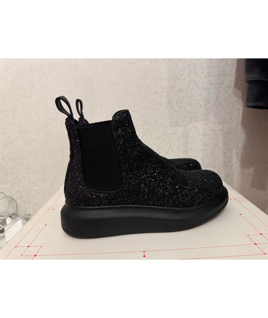 ALEXANDER MCQUEEN Черные ботинки, фото 2
