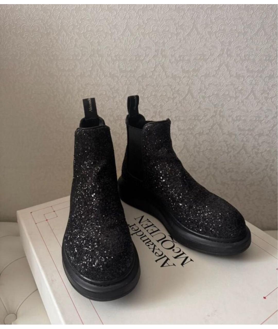 ALEXANDER MCQUEEN Черные ботинки, фото 3