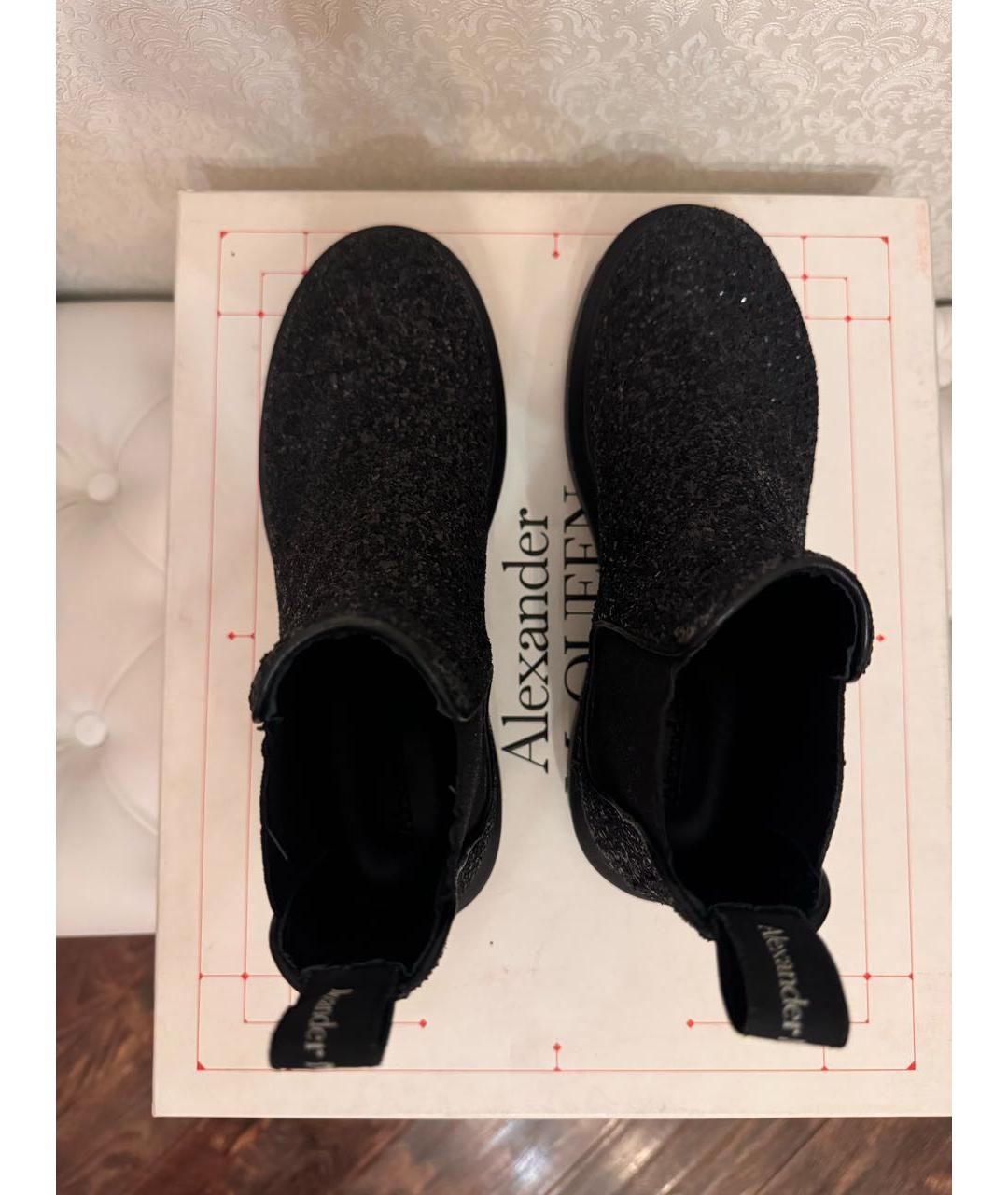 ALEXANDER MCQUEEN Черные ботинки, фото 5