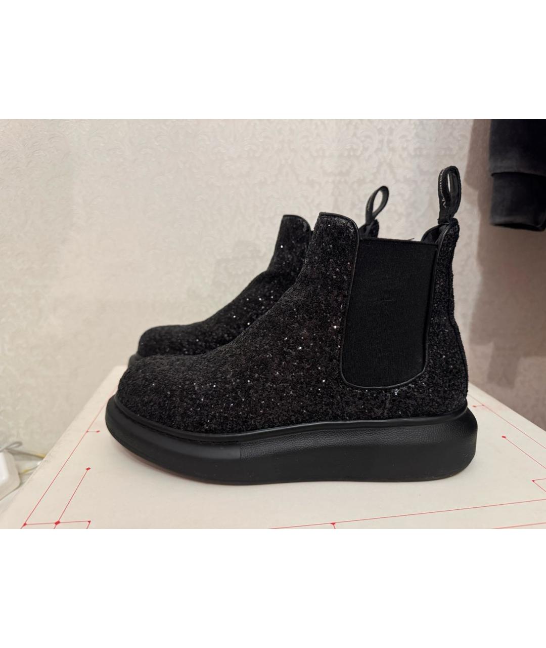 ALEXANDER MCQUEEN Черные ботинки, фото 6