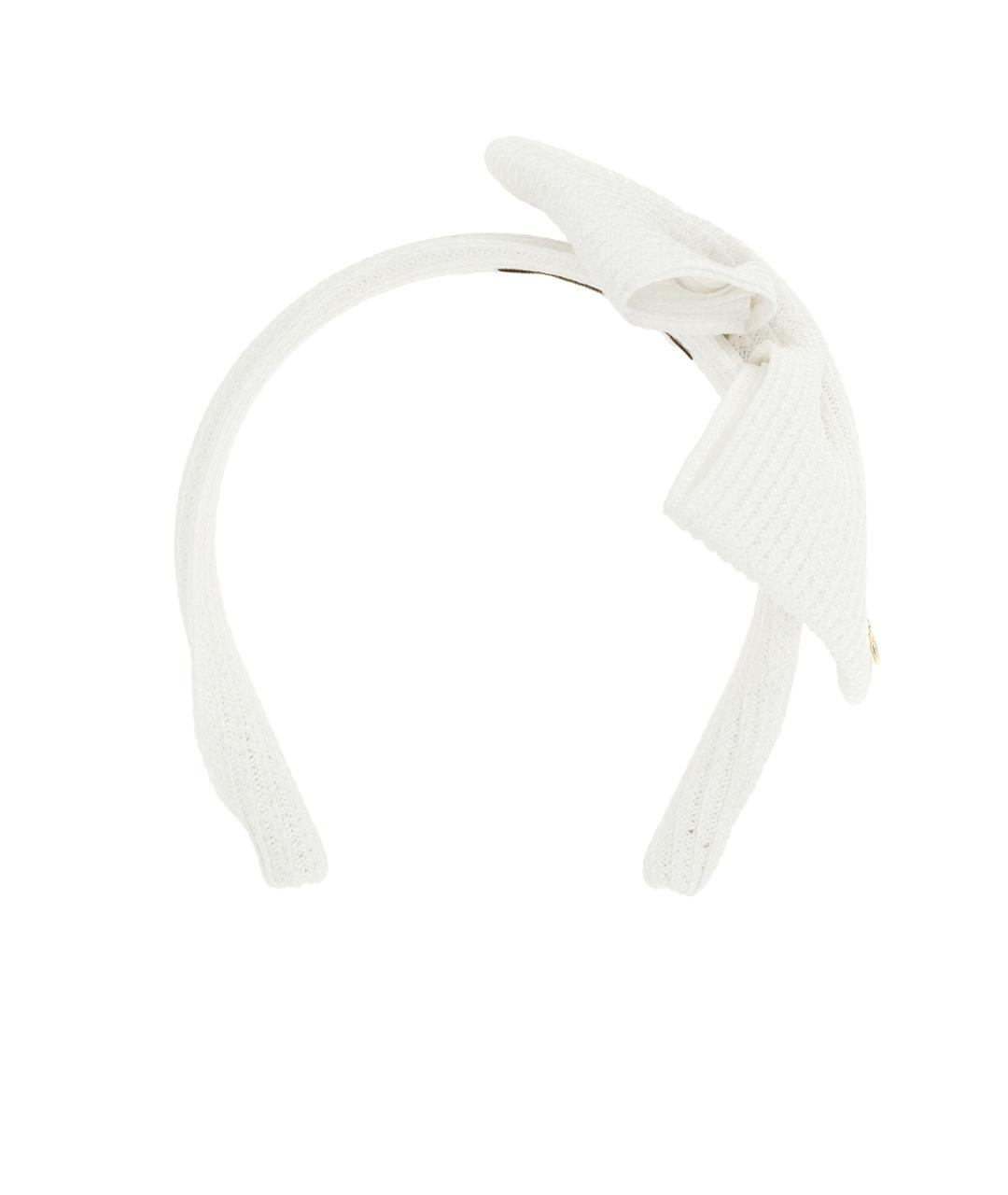 MAISON MICHEL Белая заколка, фото 4