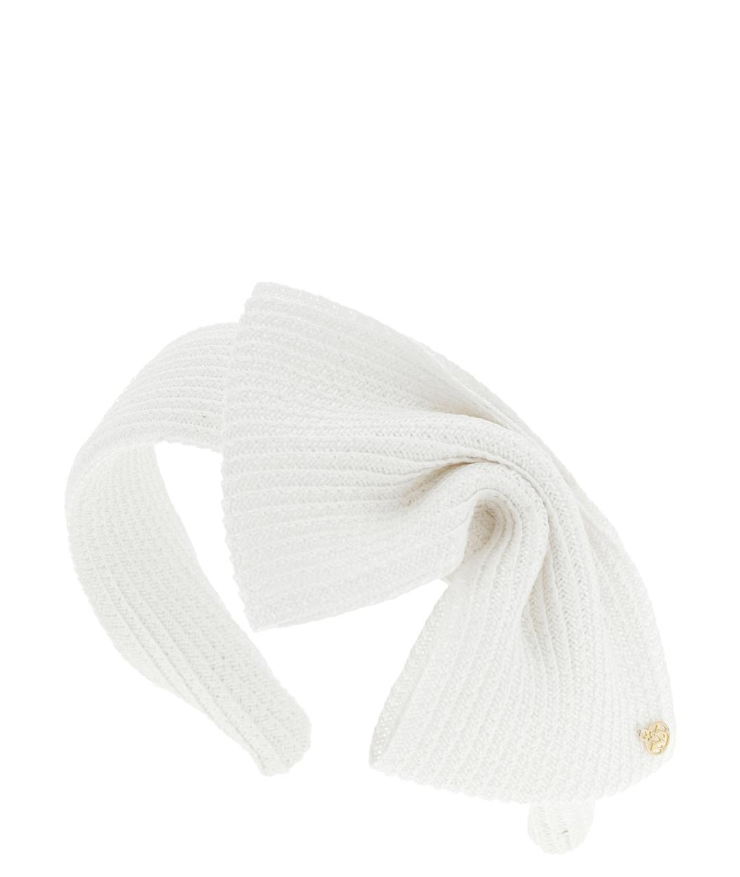 MAISON MICHEL Белая заколка, фото 2