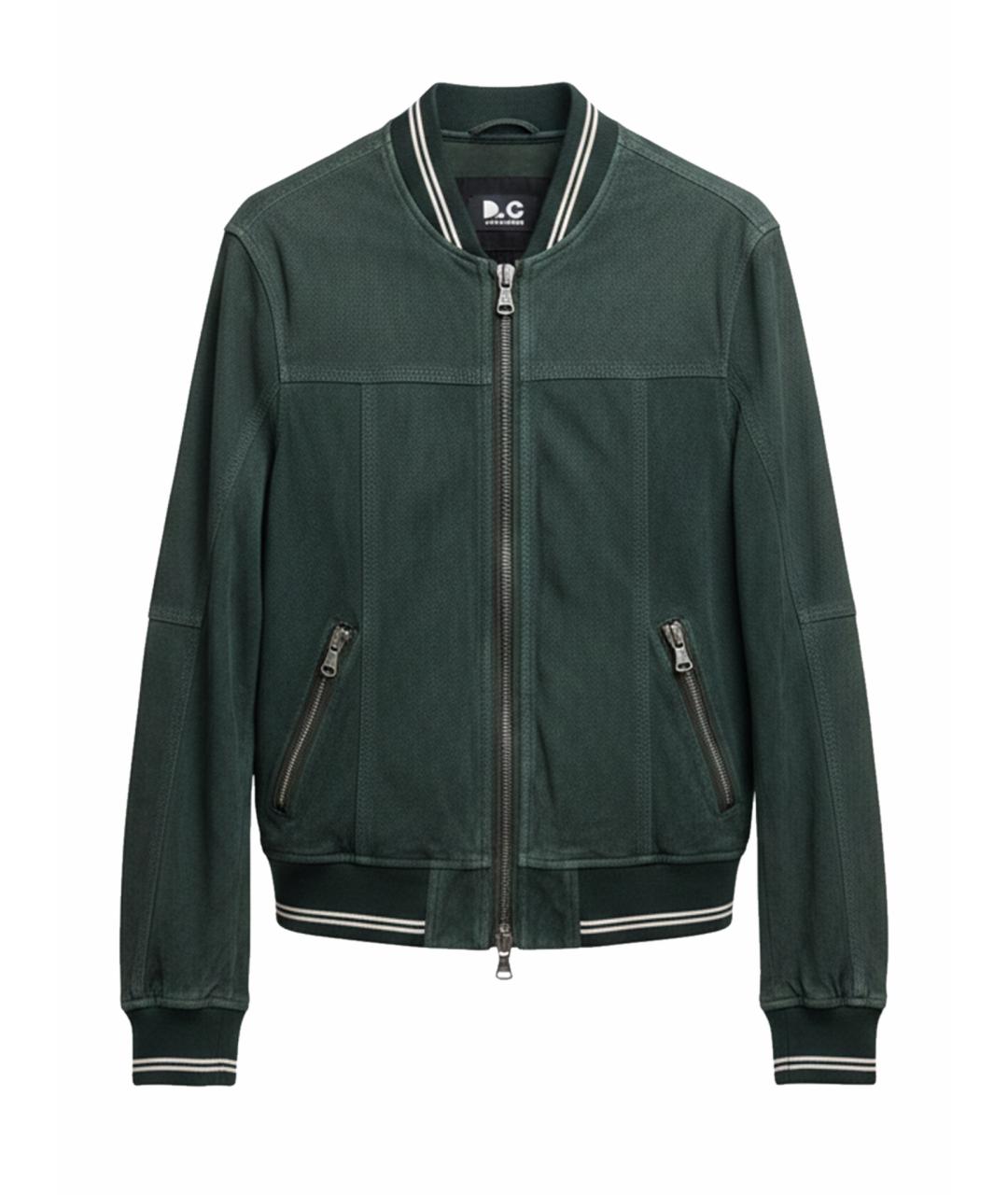 DOLCE&GABBANA Зеленая замшевая куртка, фото 1