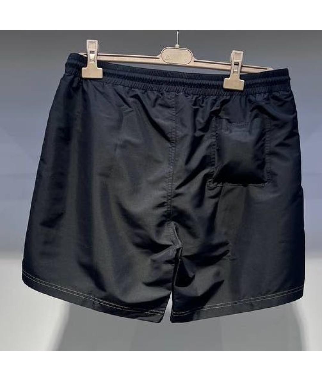 BRUNELLO CUCINELLI Черные полиэстеровые плавки, фото 2