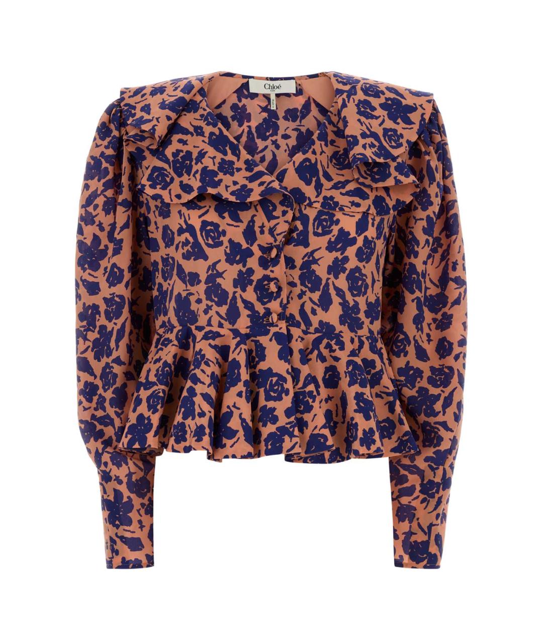 CHLOE Мульти шелковая блузы, фото 1