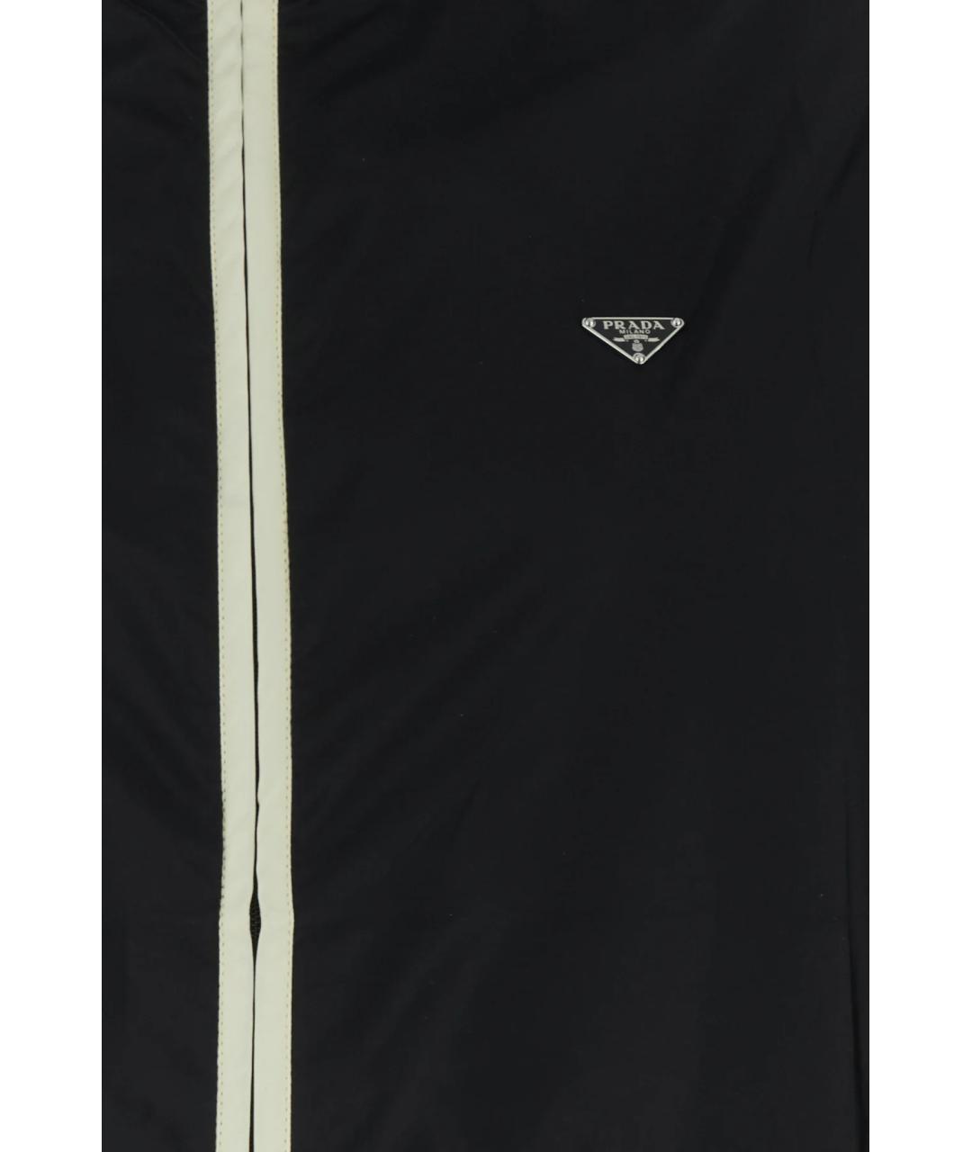 PRADA Черная полиамидовая куртка, фото 3