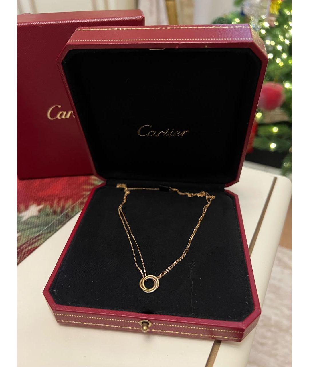 CARTIER Золотое колье из белого золота, фото 4