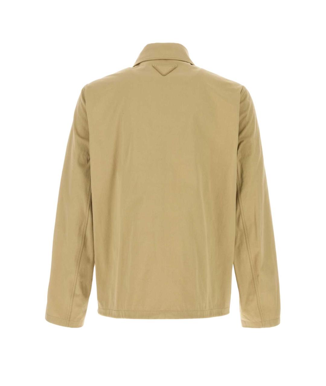 PRADA Бежевая хлопковая куртка, фото 2