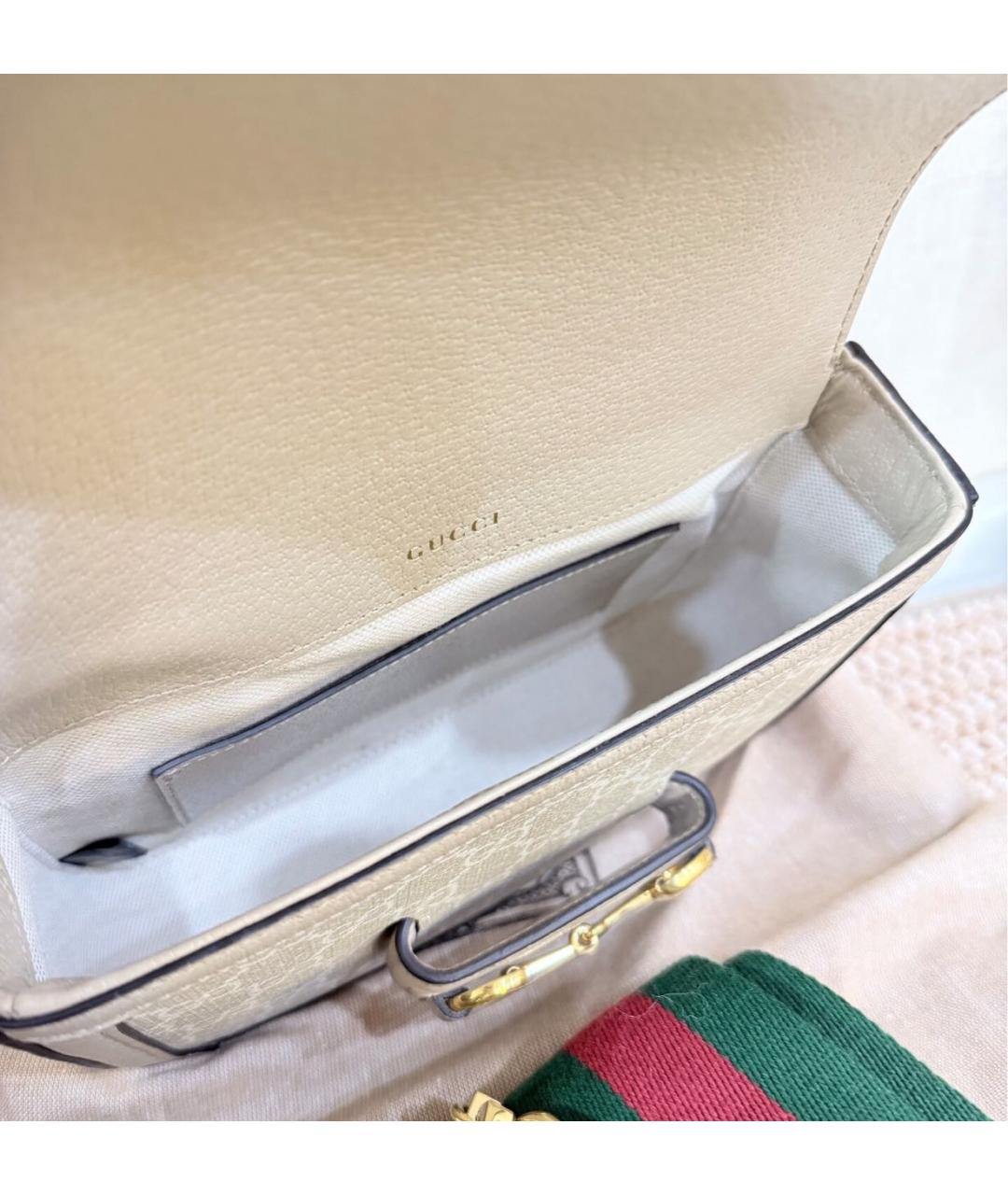 GUCCI Бежевая сумка через плечо, фото 5
