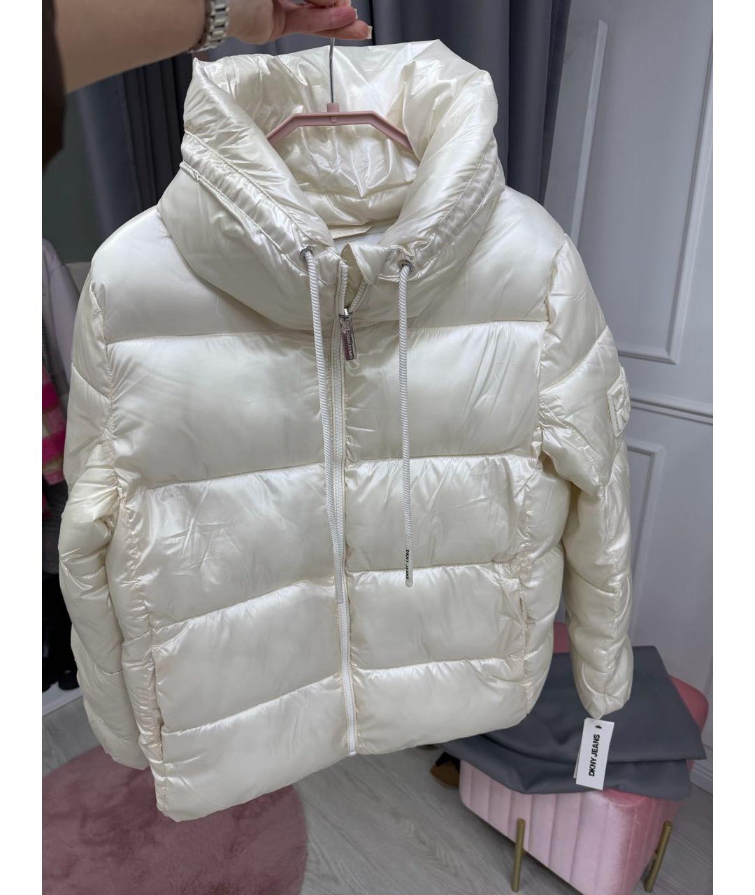 DKNY Бежевый пуховик, фото 2