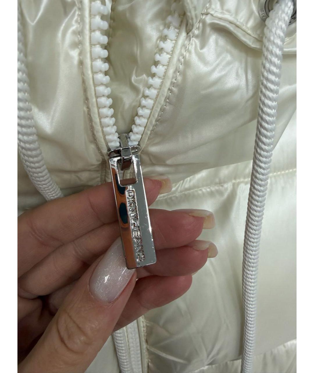 DKNY Бежевый пуховик, фото 8