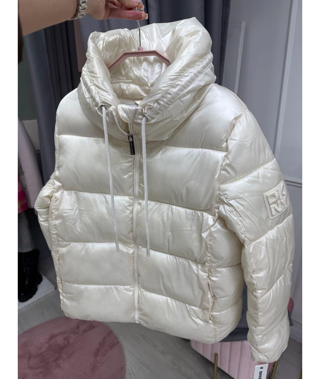 DKNY Бежевый пуховик, фото 9