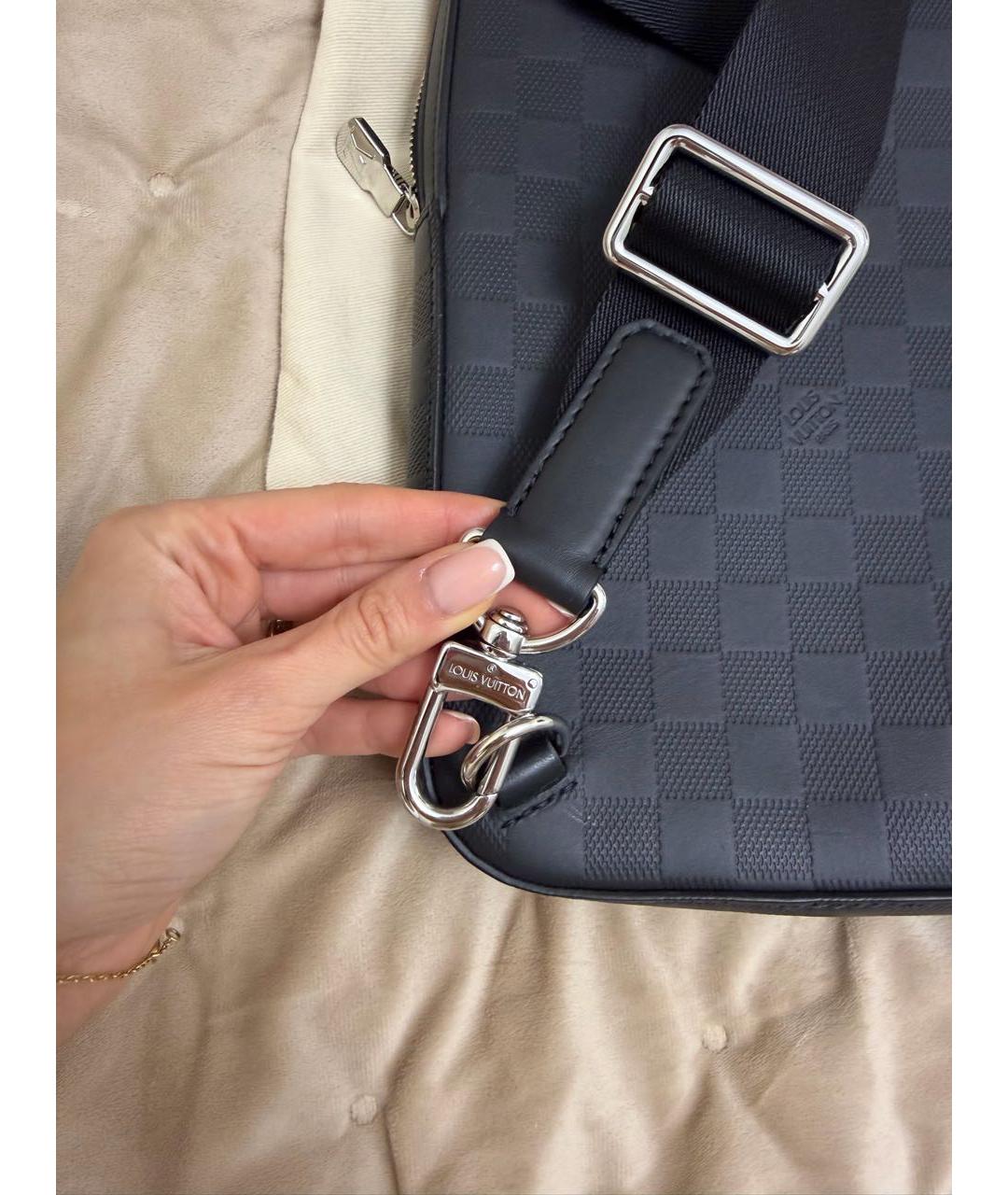 LOUIS VUITTON Черная сумка на плечо, фото 2