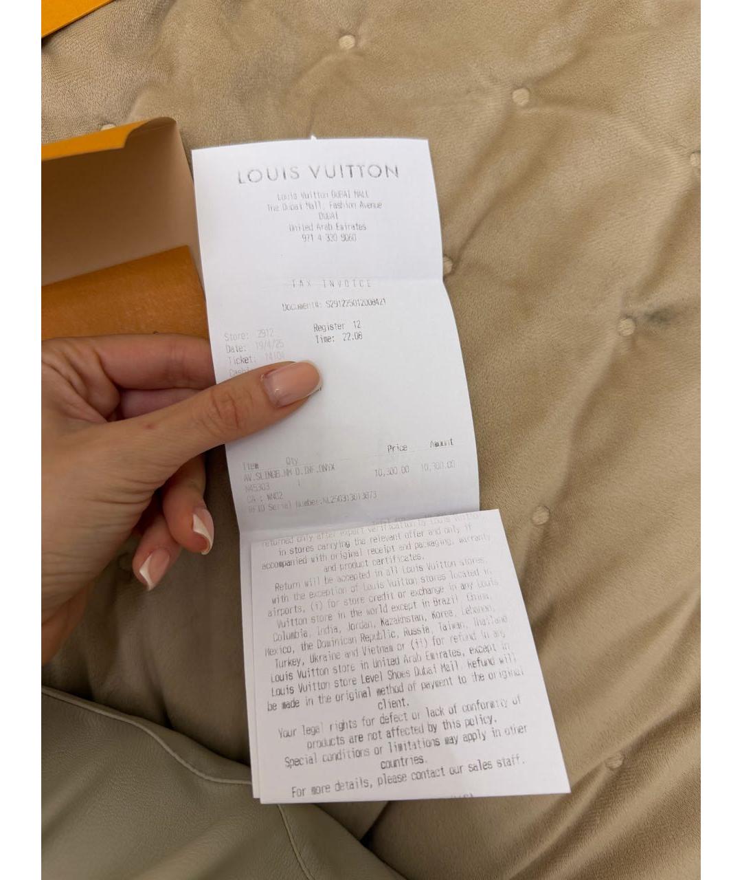 LOUIS VUITTON Черная сумка на плечо, фото 4