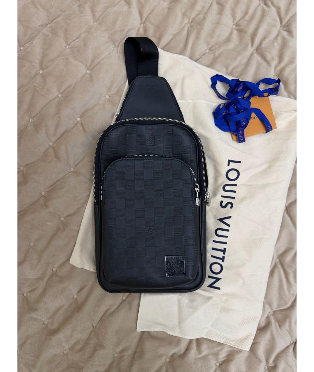 LOUIS VUITTON Черная сумка на плечо, фото 9