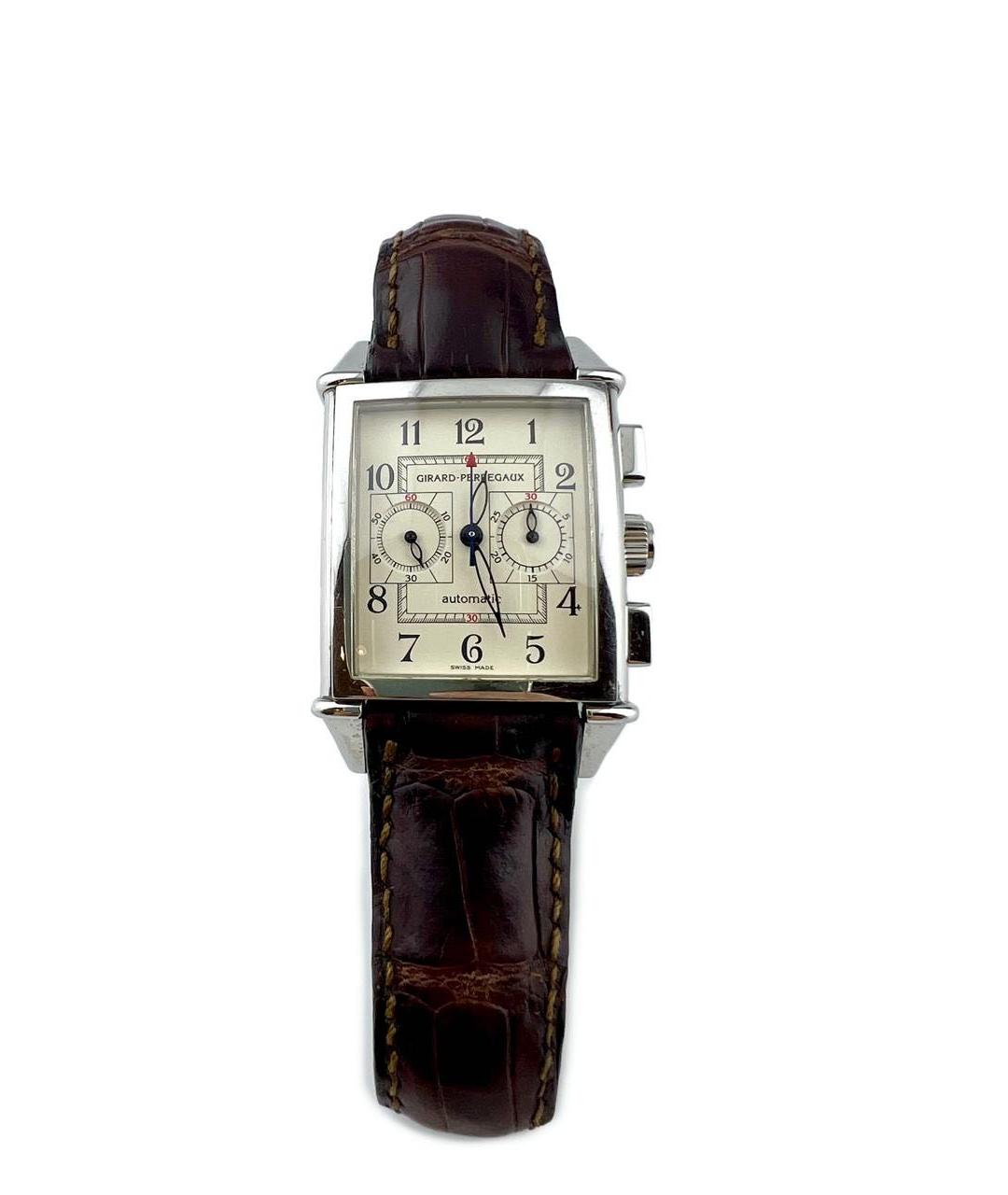 GIRARD PERREGAUX Серебряные стальные часы, фото 1