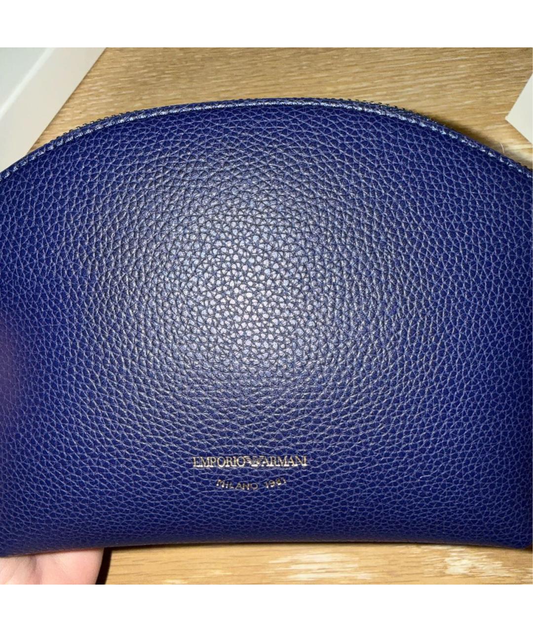 EMPORIO ARMANI Синяя косметичка, фото 2