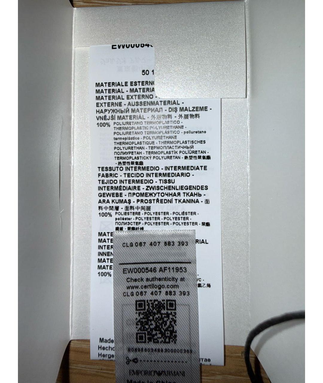 EMPORIO ARMANI Синяя косметичка, фото 3