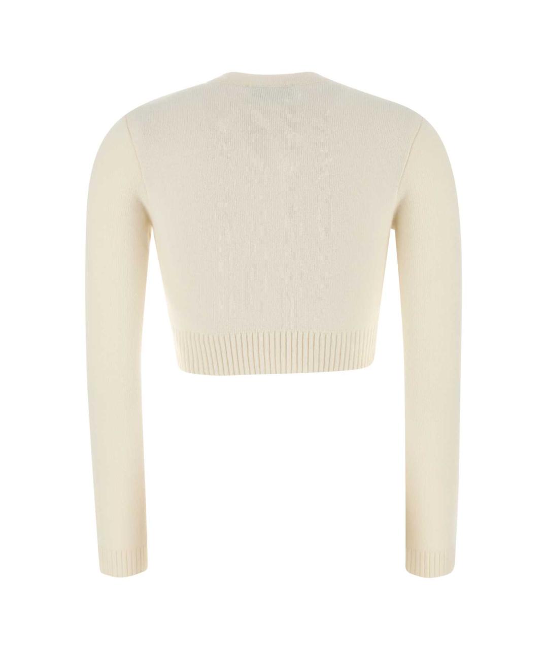 SELF-PORTRAIT Белый шерстяной кардиган, фото 2