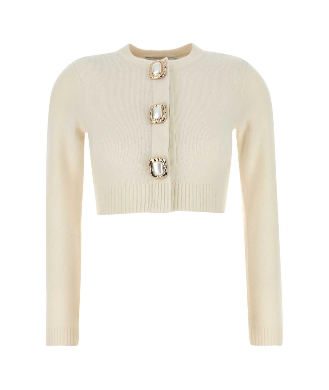 SELF-PORTRAIT Белый шерстяной кардиган, фото 1