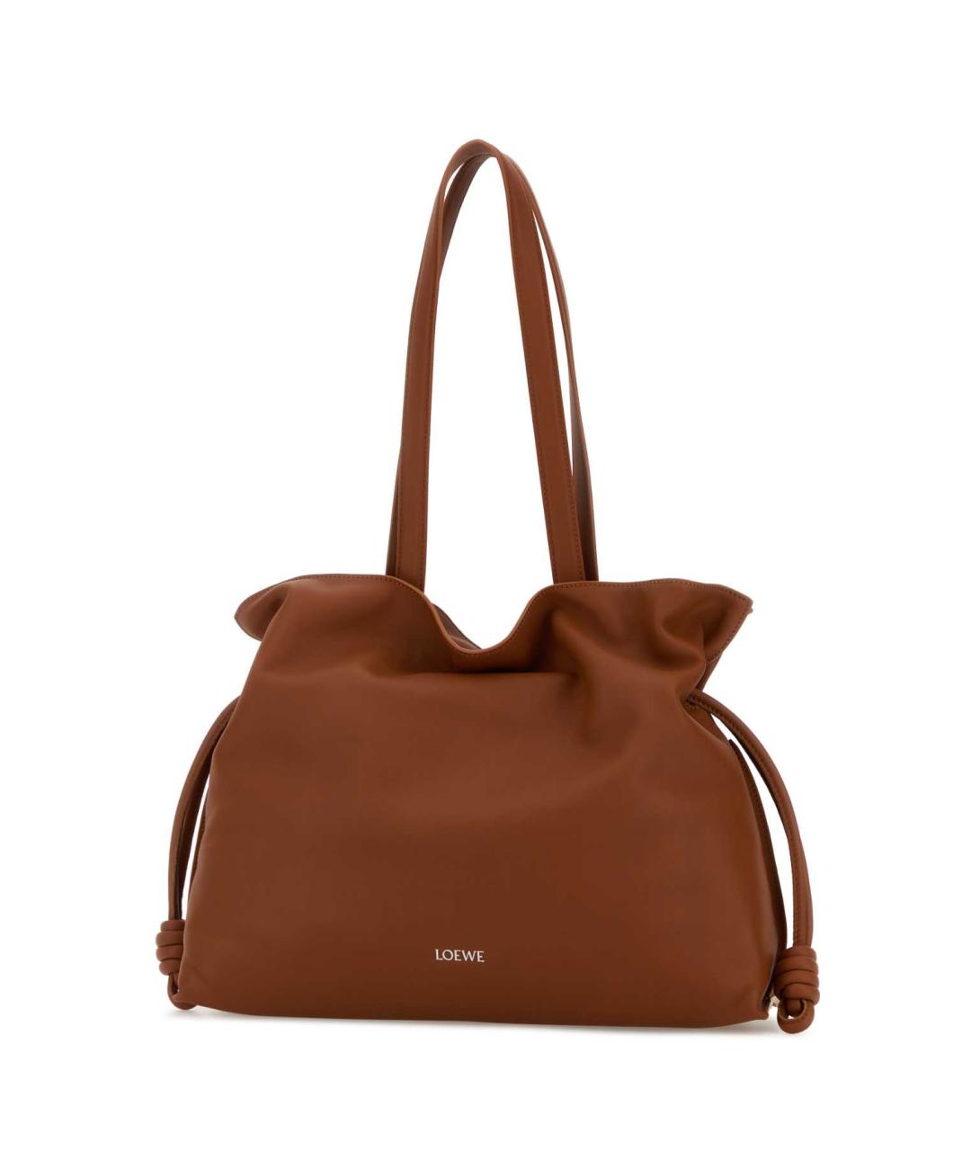 LOEWE Коричневая кожаная сумка тоут, фото 2