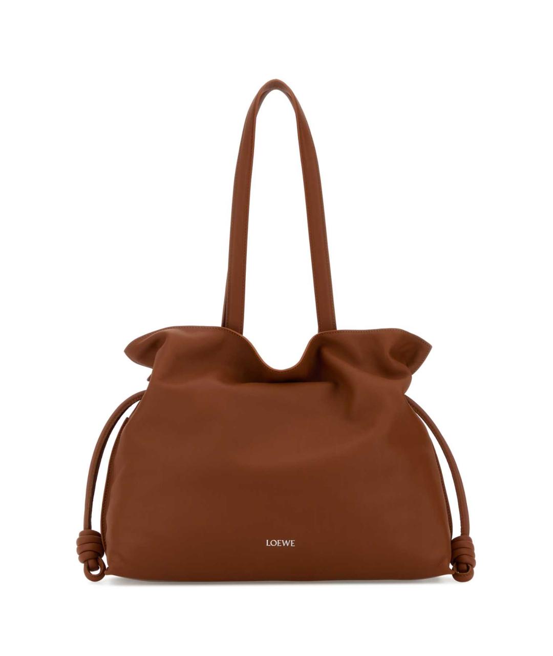 LOEWE Коричневая кожаная сумка тоут, фото 1