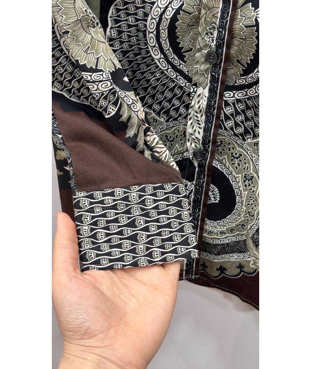 ETRO Зеленая хлопковая рубашка, фото 6