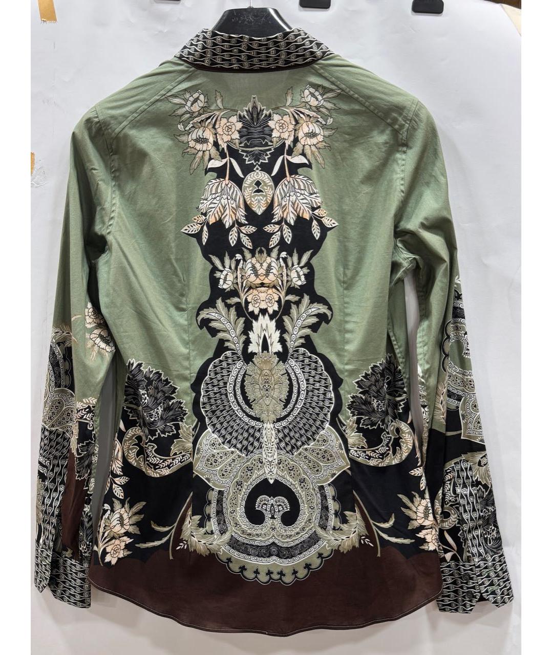 ETRO Зеленая хлопковая рубашка, фото 2