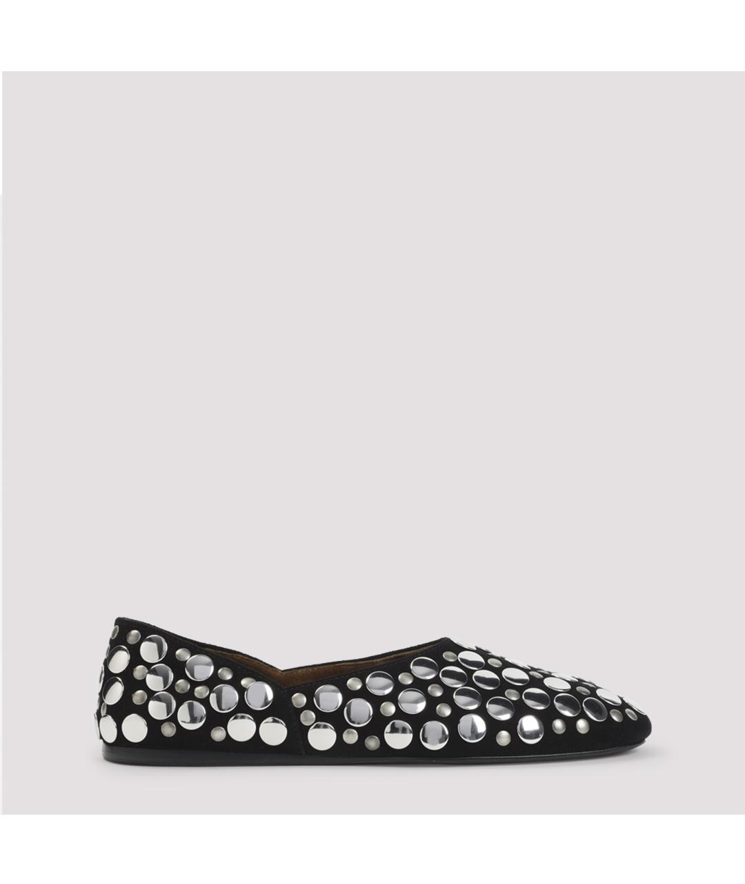 KHAITE Черные кожаные балетки, фото 2