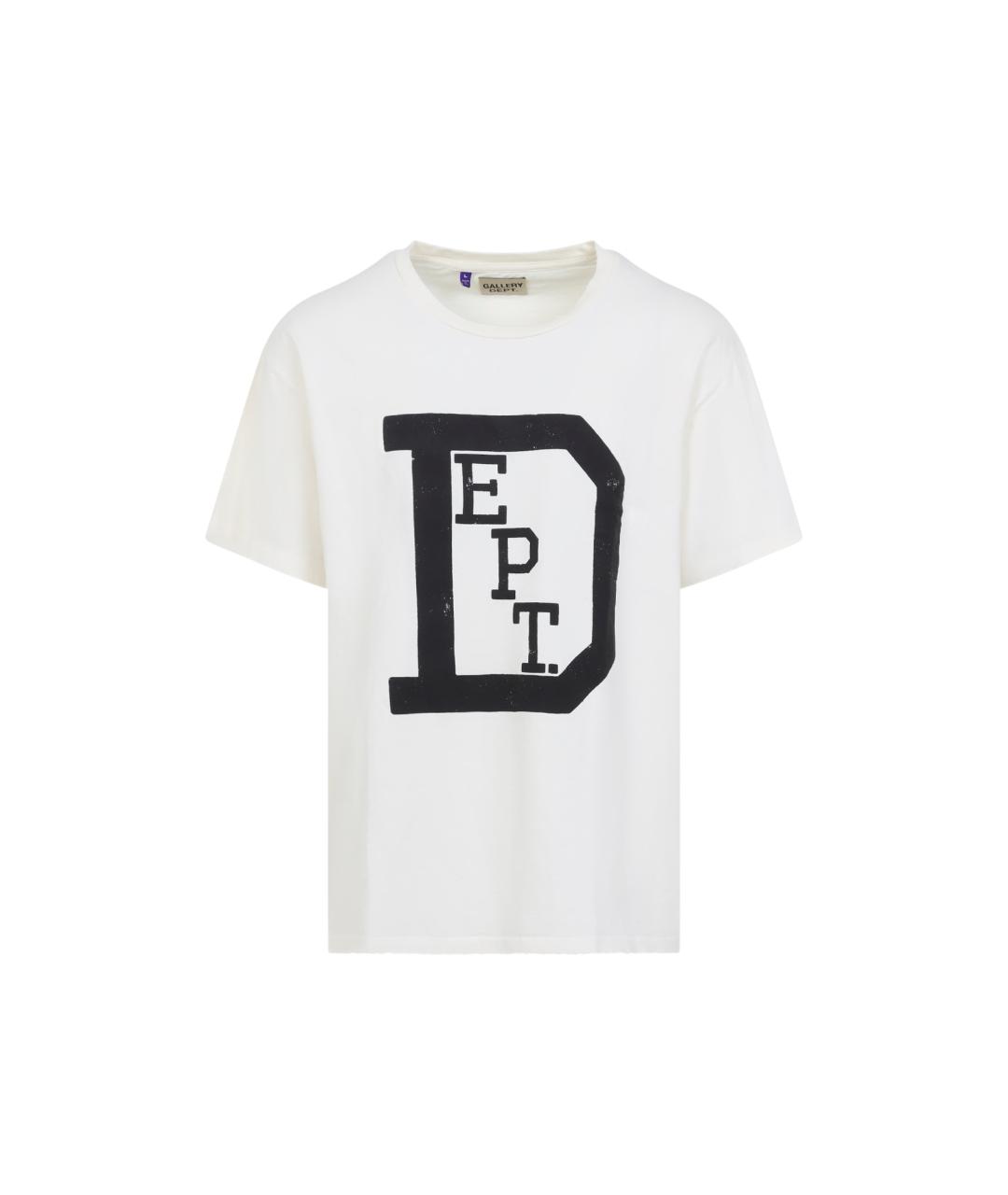 Gallery Dept Белая хлопковая футболка, фото 1