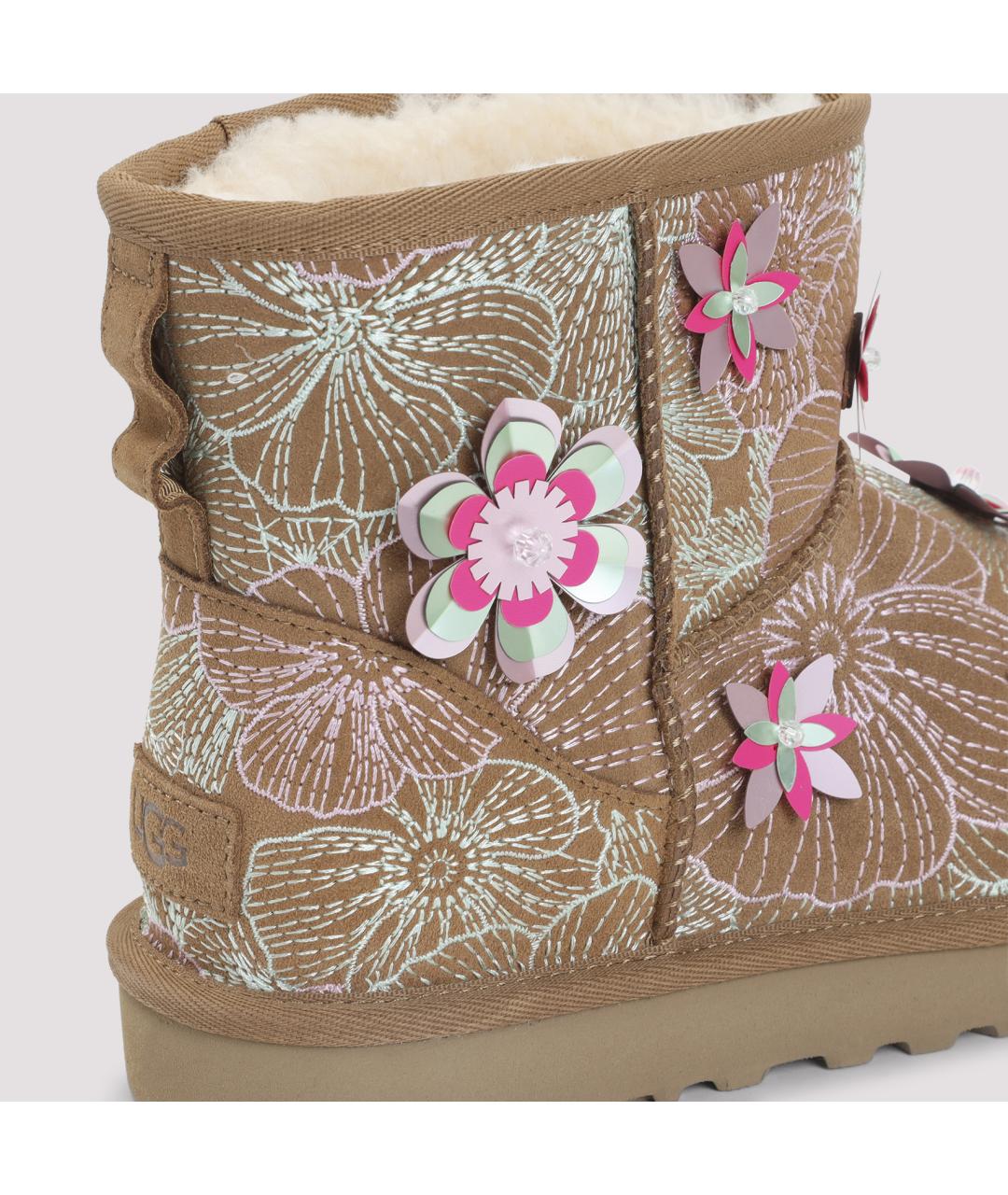 UGG AUSTRALIA Бежевые ботинки, фото 5