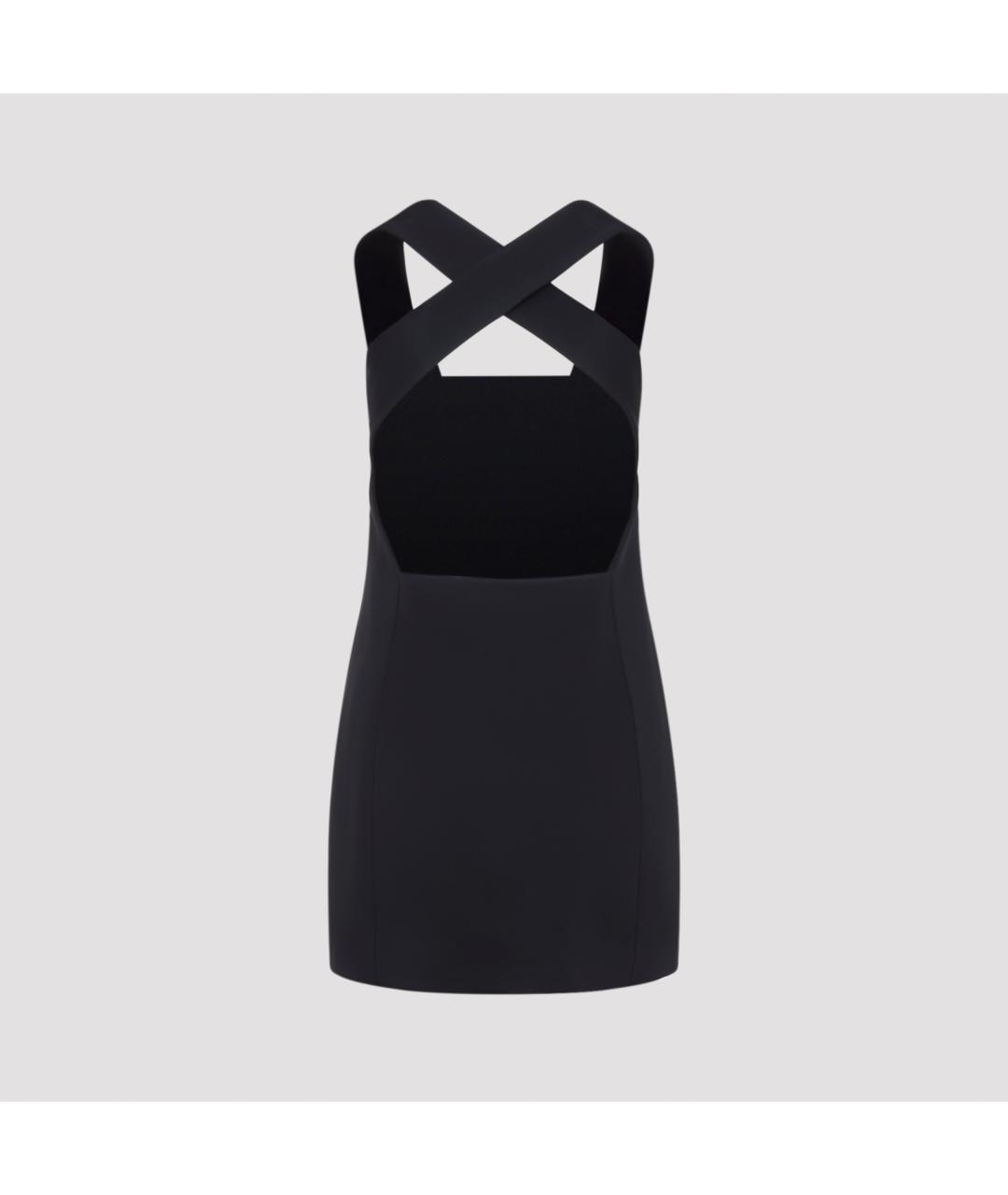 KHAITE Черное вискозное повседневное платье, фото 2