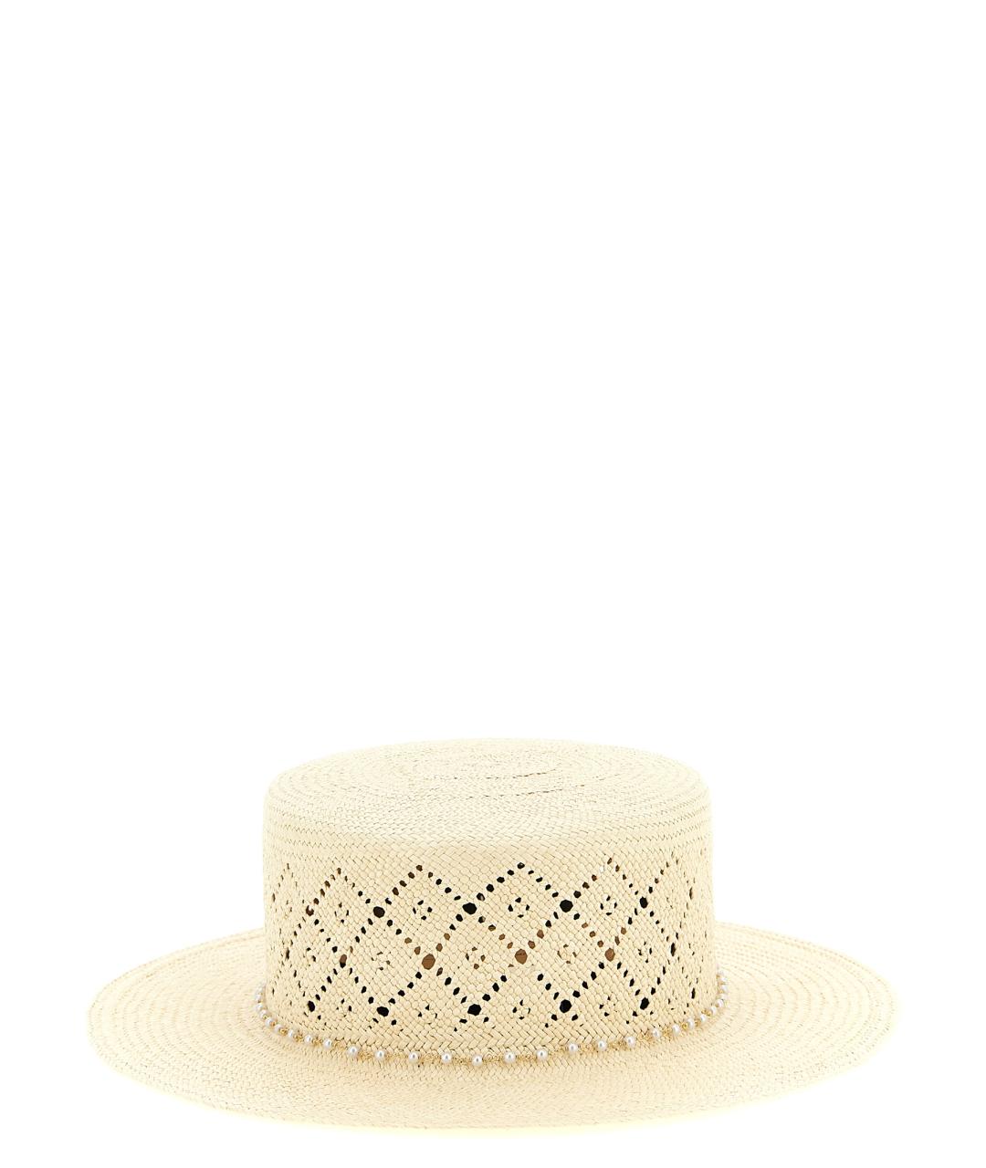 MAISON MICHEL Бежевая панама, фото 3