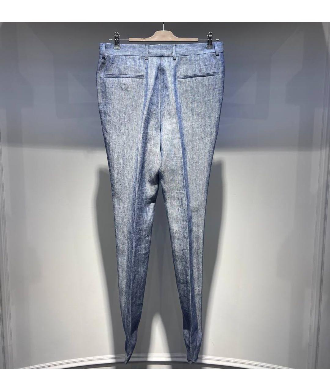 BRUNELLO CUCINELLI Серые повседневные брюки, фото 2