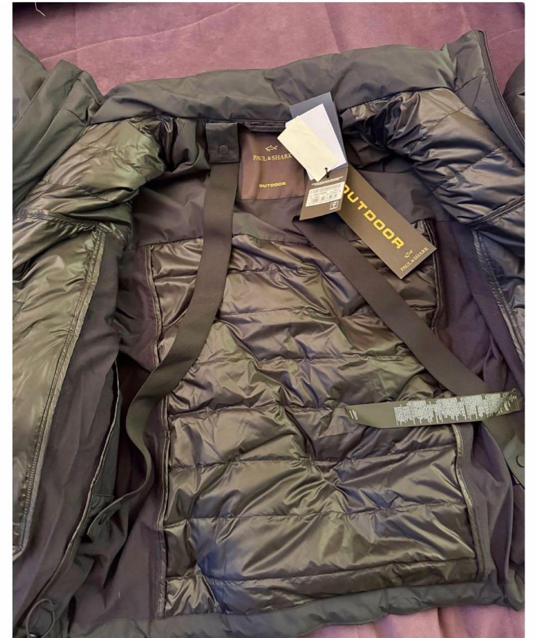 PAUL & SHARK Темно-синяя полиэстеровая куртка, фото 4