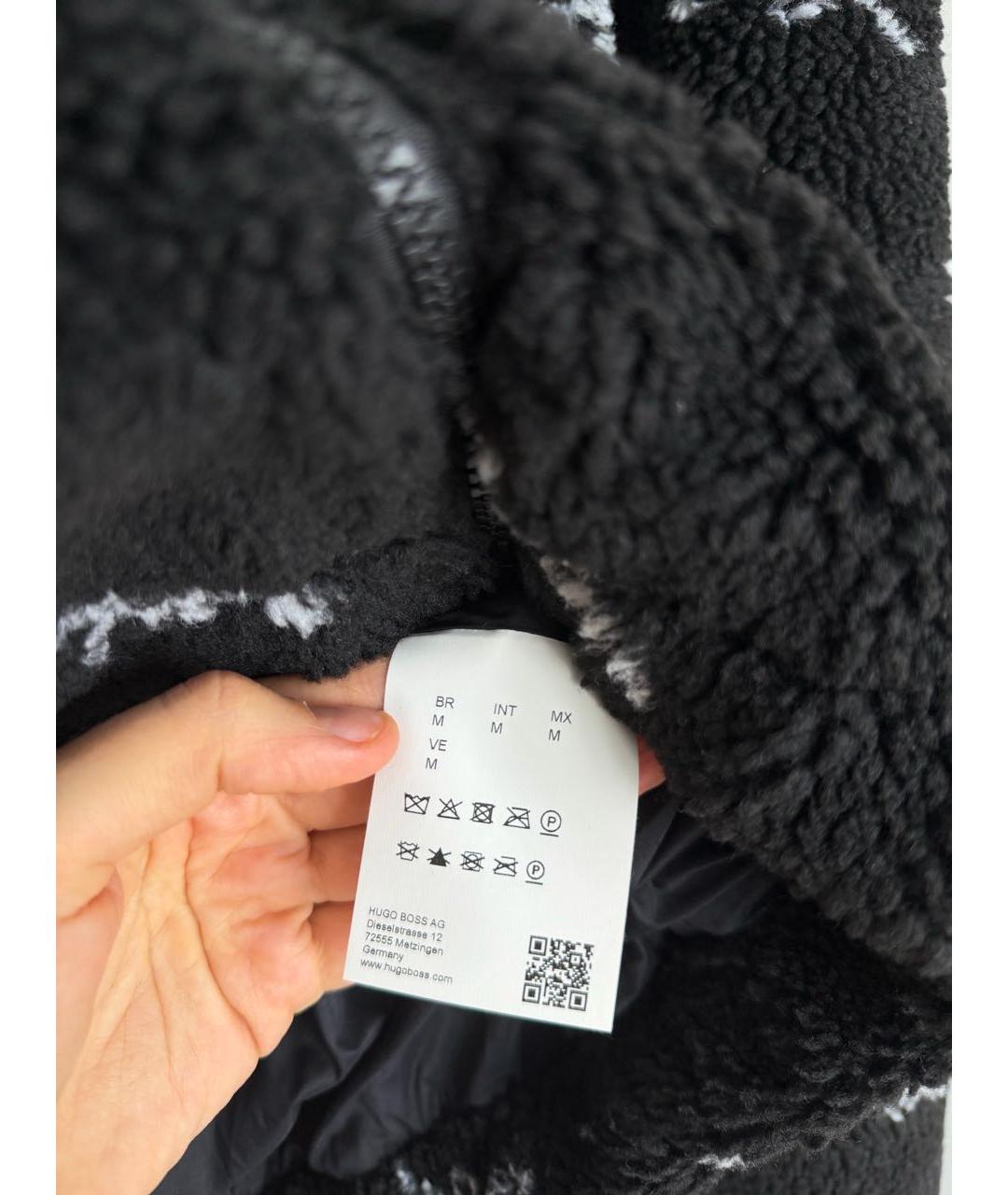 HUGO Черная полиэстеровая куртка, фото 3