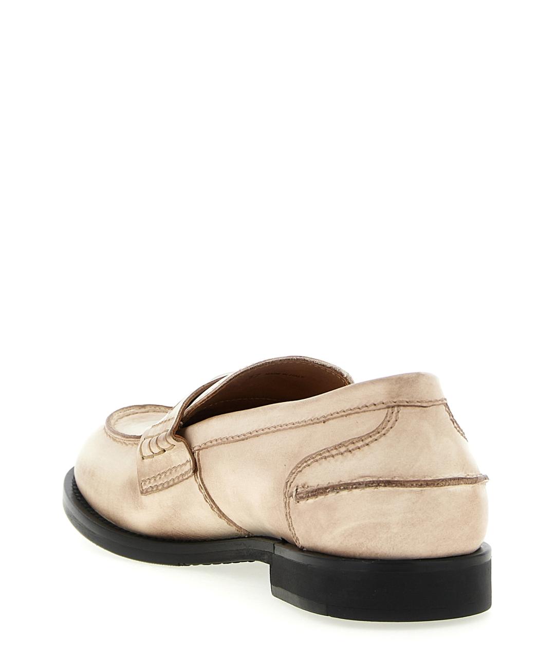 MIU MIU Белые кожаные лоферы, фото 3